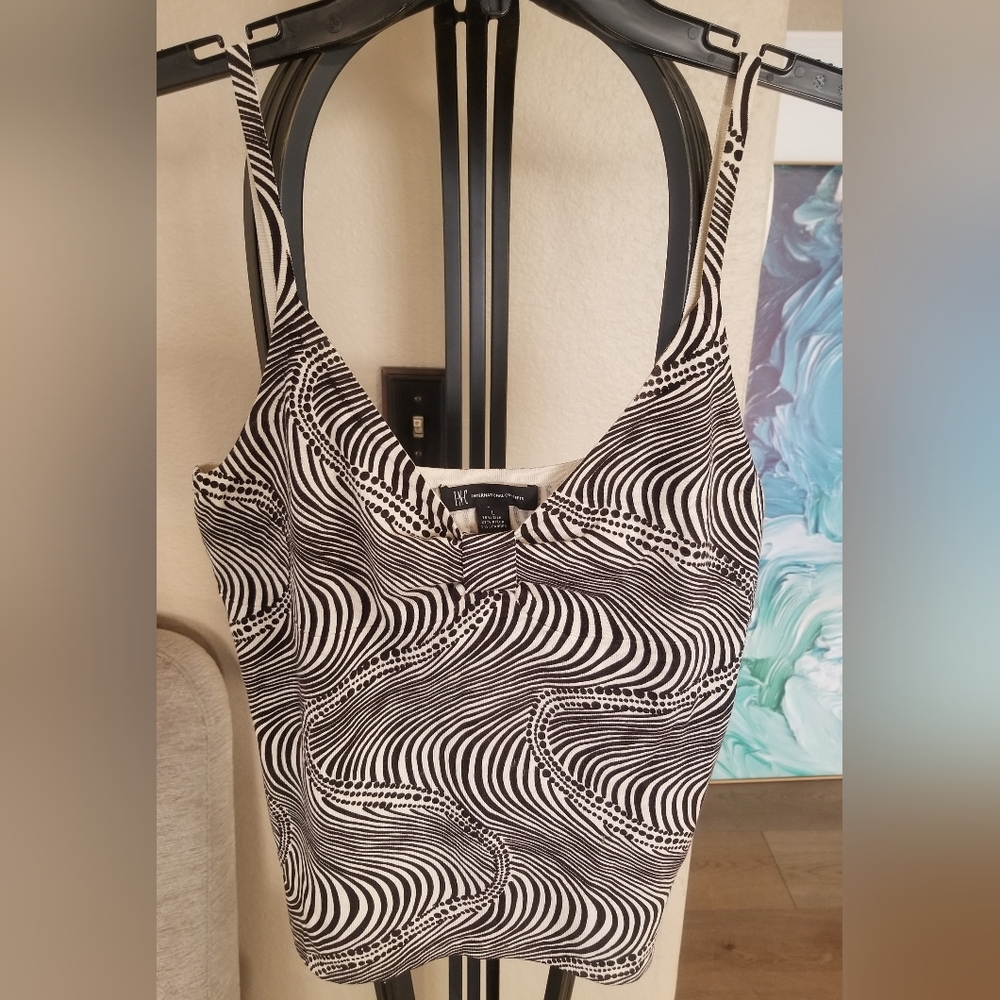 INC International Concepts Zebra Print Top